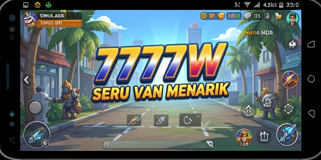 Gameplay <strong>7777W</strong> yang seru dan menantang saat bermain bersama teman.