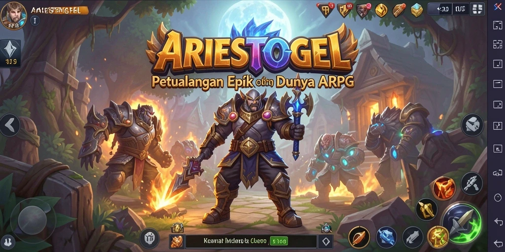 Gameplay seru ARIESTOGEL dengan pertarungan penuh aksi.
