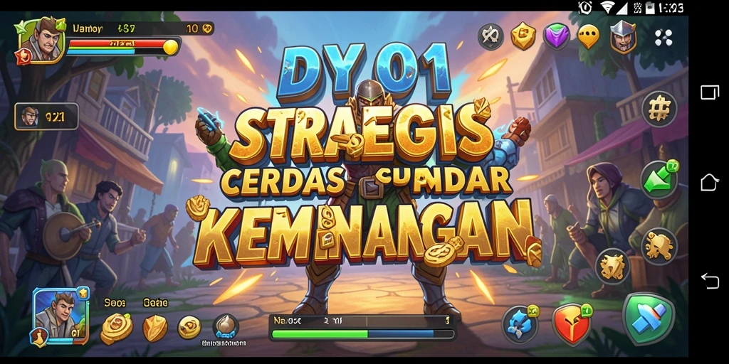 Tampilan gameplay seru dengan strategi pertempuran di DY01.