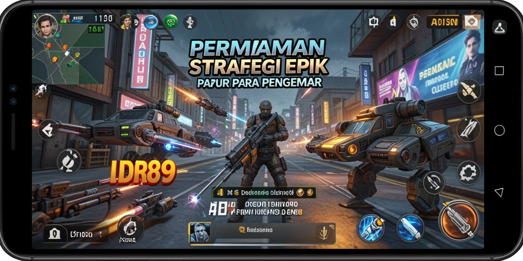 Tampilan gameplay IDR89 yang menarik dan penuh aksi strategi.