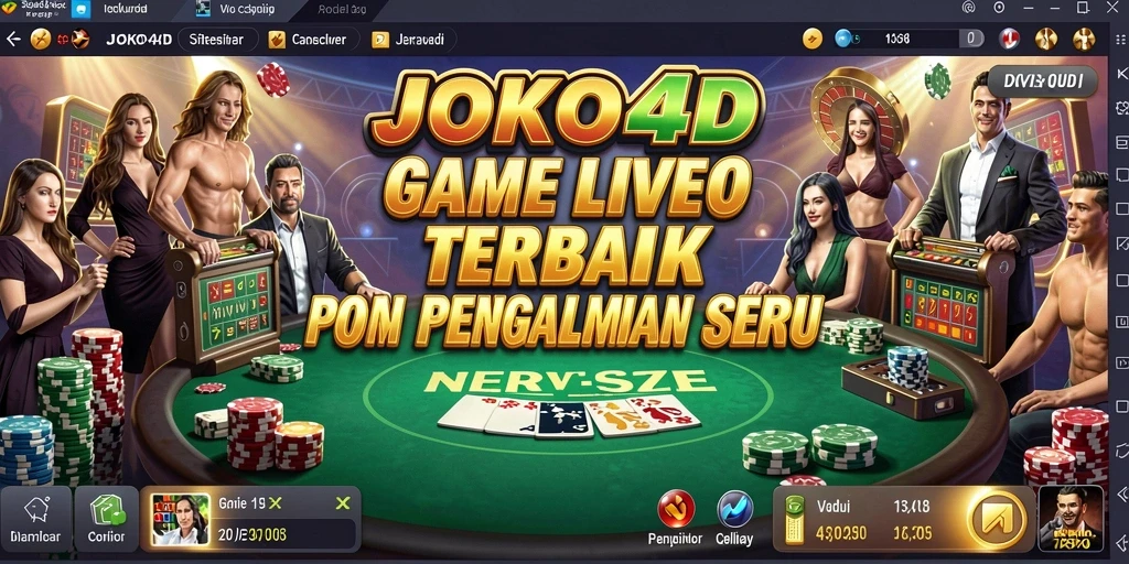 Screenshot menunjukkan dealer sedang bermain roulette di JOKO4D.