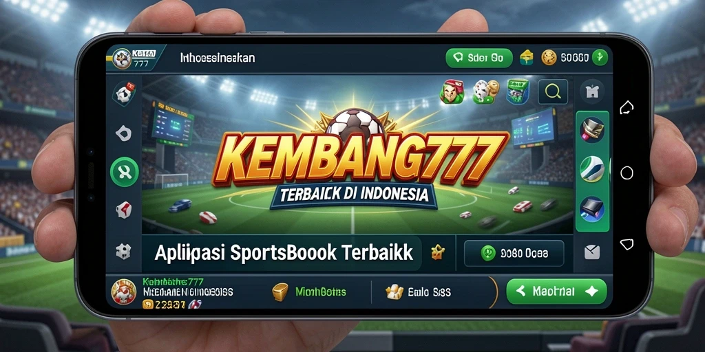 Tampilan gameplay utama KEMBANG777 pada aplikasi Sportsbook.