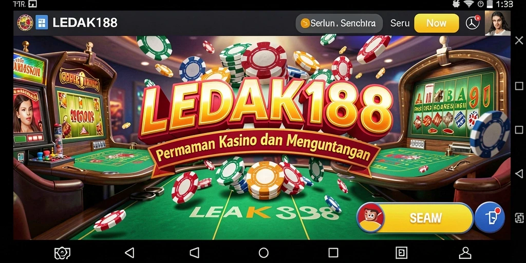 Tampilan gameplay Kasino yang menarik di LEDAK188.