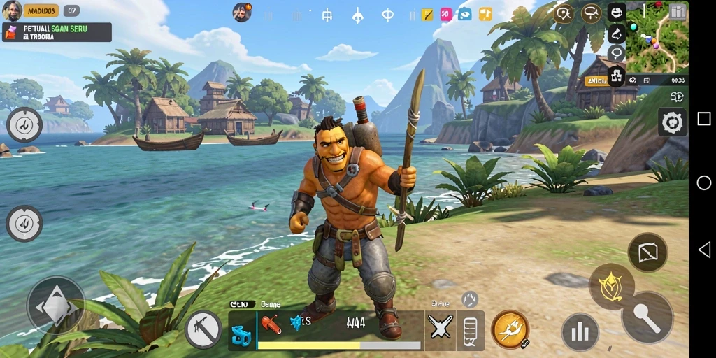 Tampilan gameplay MADU303 yang seru di dunia terbuka.