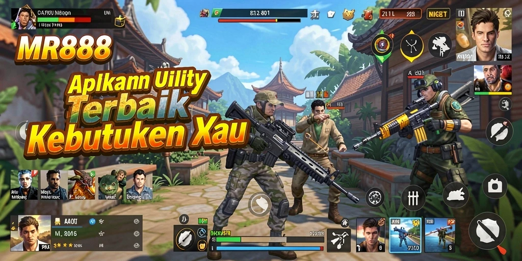 Tampilan screenshot aplikasi MR888 menunjukkan fitur Utility yang memudahkan pengguna.