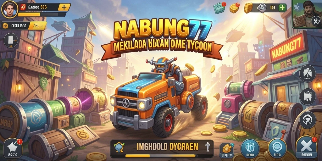 Tampilan gameplay NABUNG77 yang menampilkan pengelolaan keuangan yang menyenangkan.