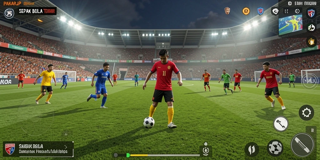 Tangkap aksi seru dalam permainan sepak bola PAKARJP.