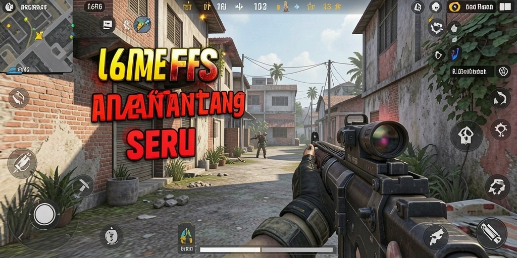 Screenshot R6R6 menampilkan aksi gameplay FPS yang mendebarkan.