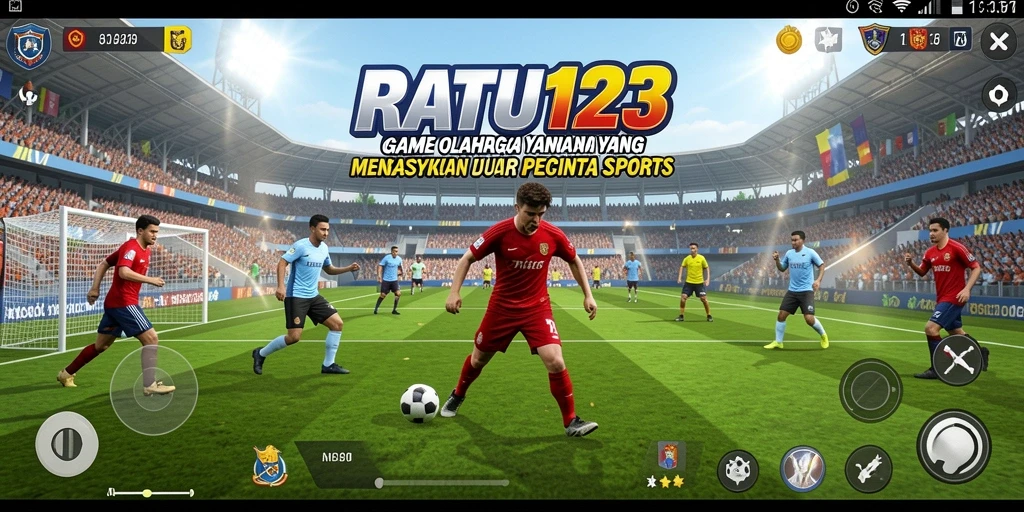 Screenshot RATU123 menampilkan aksi mendebarkan dalam olahraga.