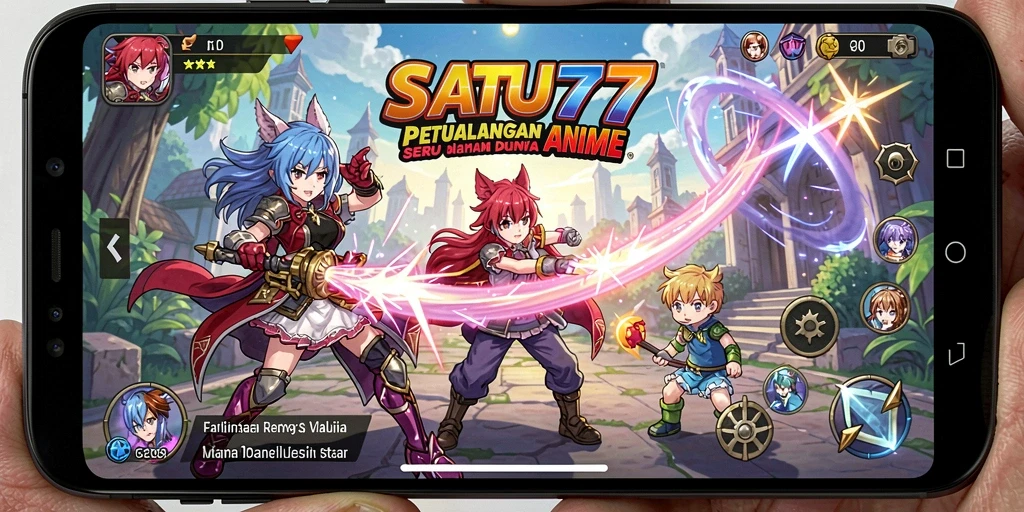 Gameplay seru dengan karakter anime yang menarik.