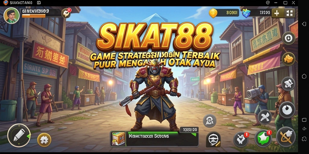 Tampilan gameplay seru dalam SIKAT88 yang penuh strategi.